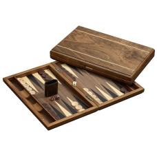 Backgammon set in Wood Cyclades Delos L
