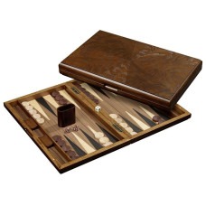 Backgammon set in Wood Cyclades Iraklia L