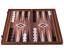 Backgammon komplett set i valnötsträ Poseidon L