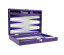 Silverman & Co Smooth  Backgammon in Purple