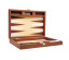 Silverman & Co Smooth  Backgammon in Brown