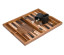 Backgammon resespel magnetiskt i trä Makra S