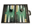 Backgammonspel i svart & grönt Popular L för 40 mm bg-pjäser