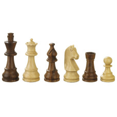 Wooden Chess Pieces hand-carved Titus KH 83 mm (2052)
