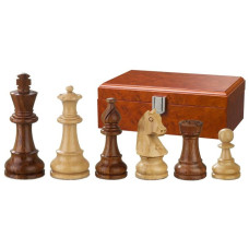 Wooden Chess Pieces Hand-carved Sigismund KH 95 mm