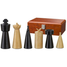 Wooden Chess Pieces 90 mm Modern Style Domitian 