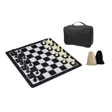 Staunton design Chess set in portable Bag