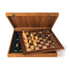 Chess complete set in Walnut Wood ML Pyramid 