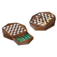 Chess Set Octagon Magnetic XS