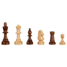 Chessmen of Alder hand-carved Heinrich KH 97 mm