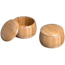 Storage Bowls for Go Pieces made of bamboo