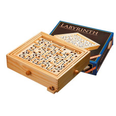 Labyrinth Game Made of Pine L