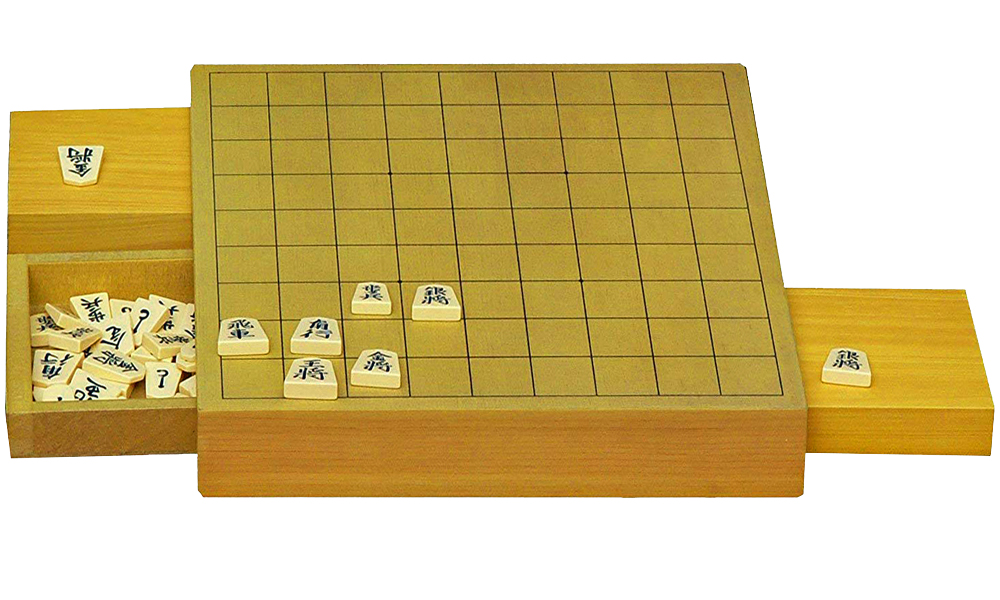 Shogi Game Exclusive Made of Ramin-wood